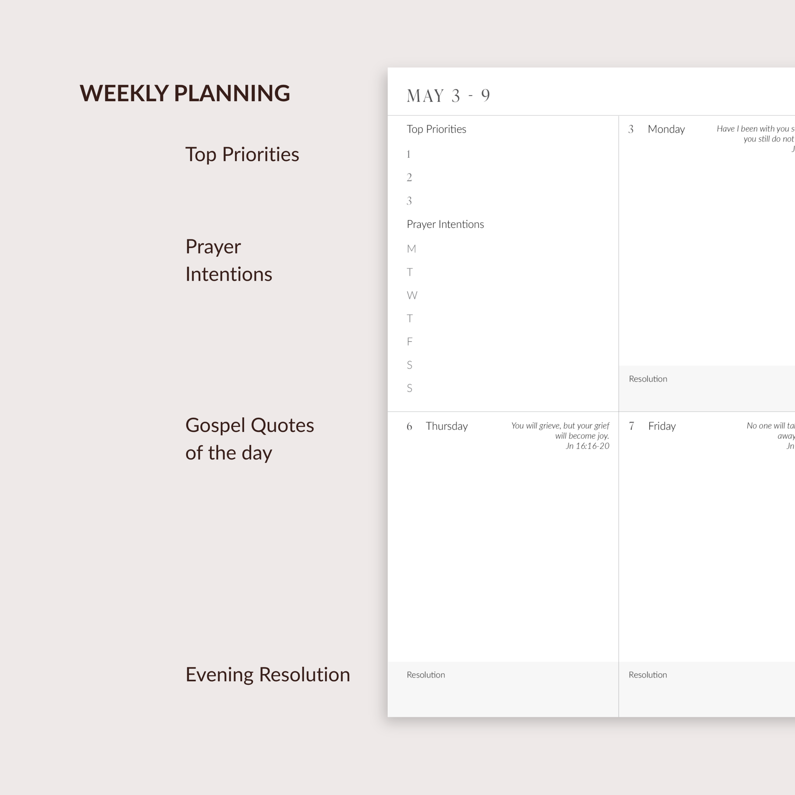 2027 Solé Weekly Planner - Image 3