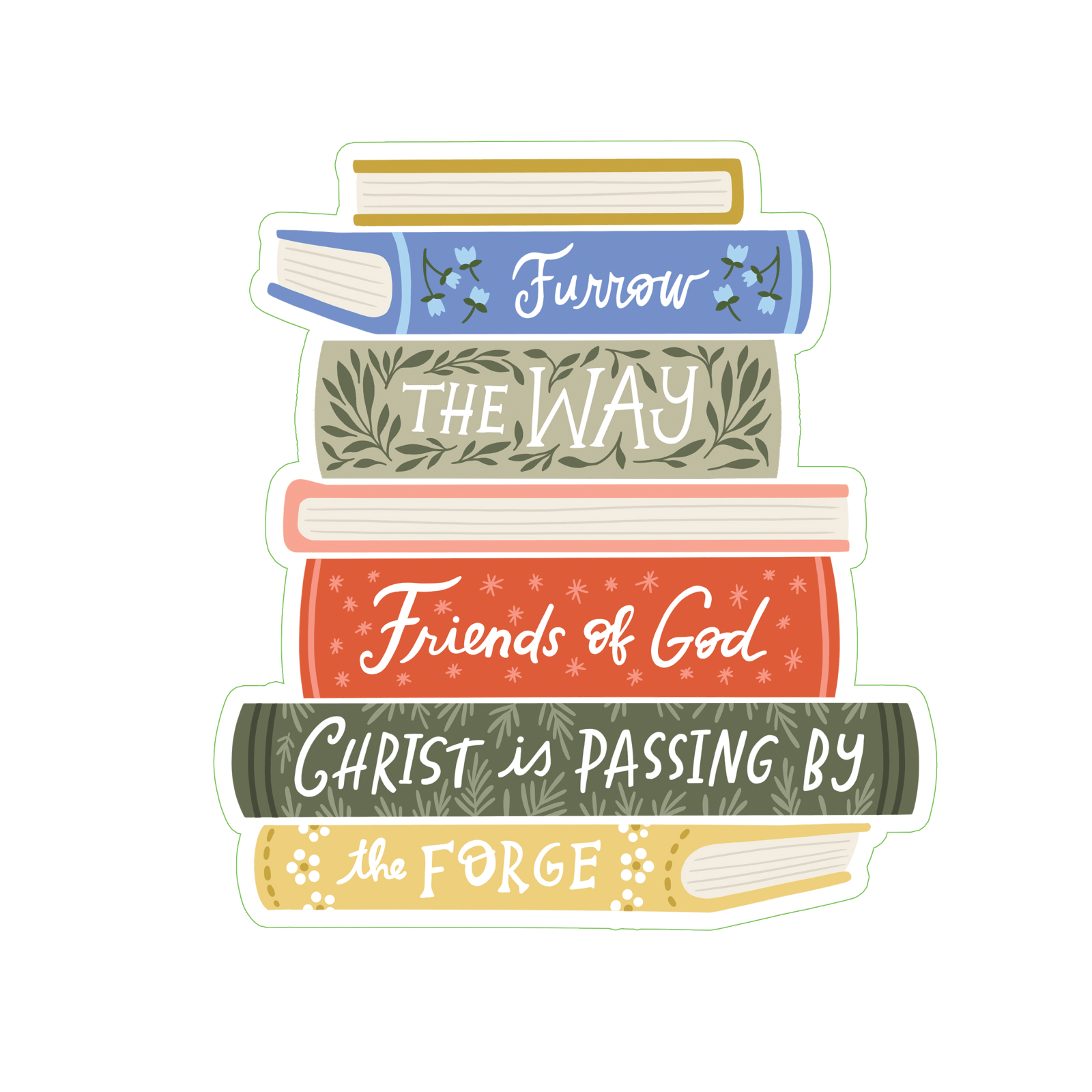Stickers: “Reading Has Made Many Saints” Collection - Image 3