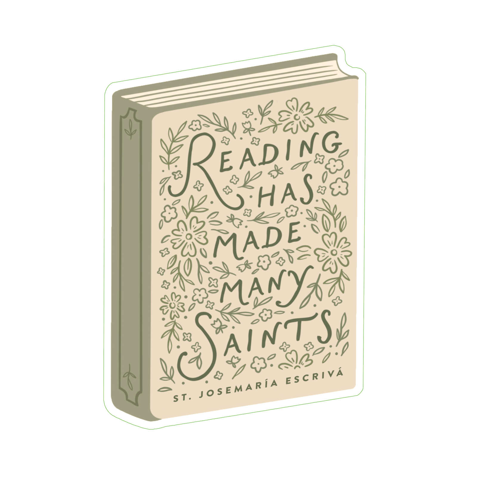 Stickers: “Reading Has Made Many Saints” Collection - Image 2