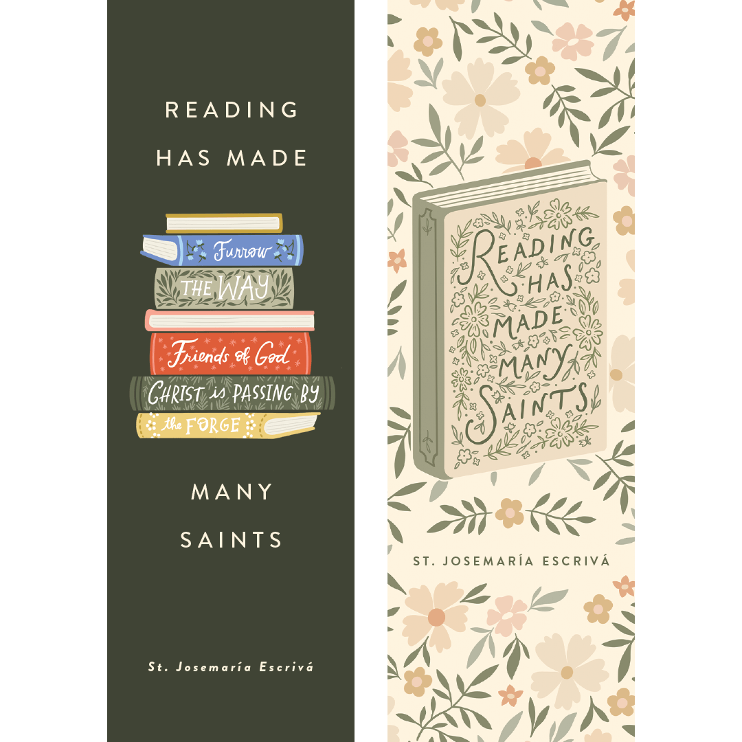 Bookmarkers: “Reading Has Made Many Saints” Collection
