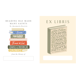 Bookplates: “Reading Has Made Many Saints” Collection