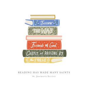 Print: “Reading Has Made Many Saints” Collection