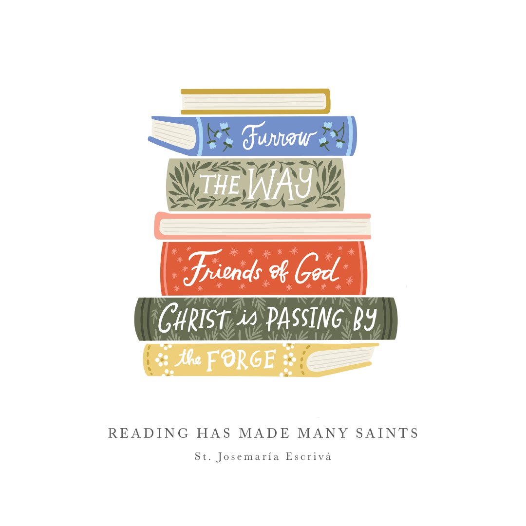 Print: “Reading Has Made Many Saints” Collection