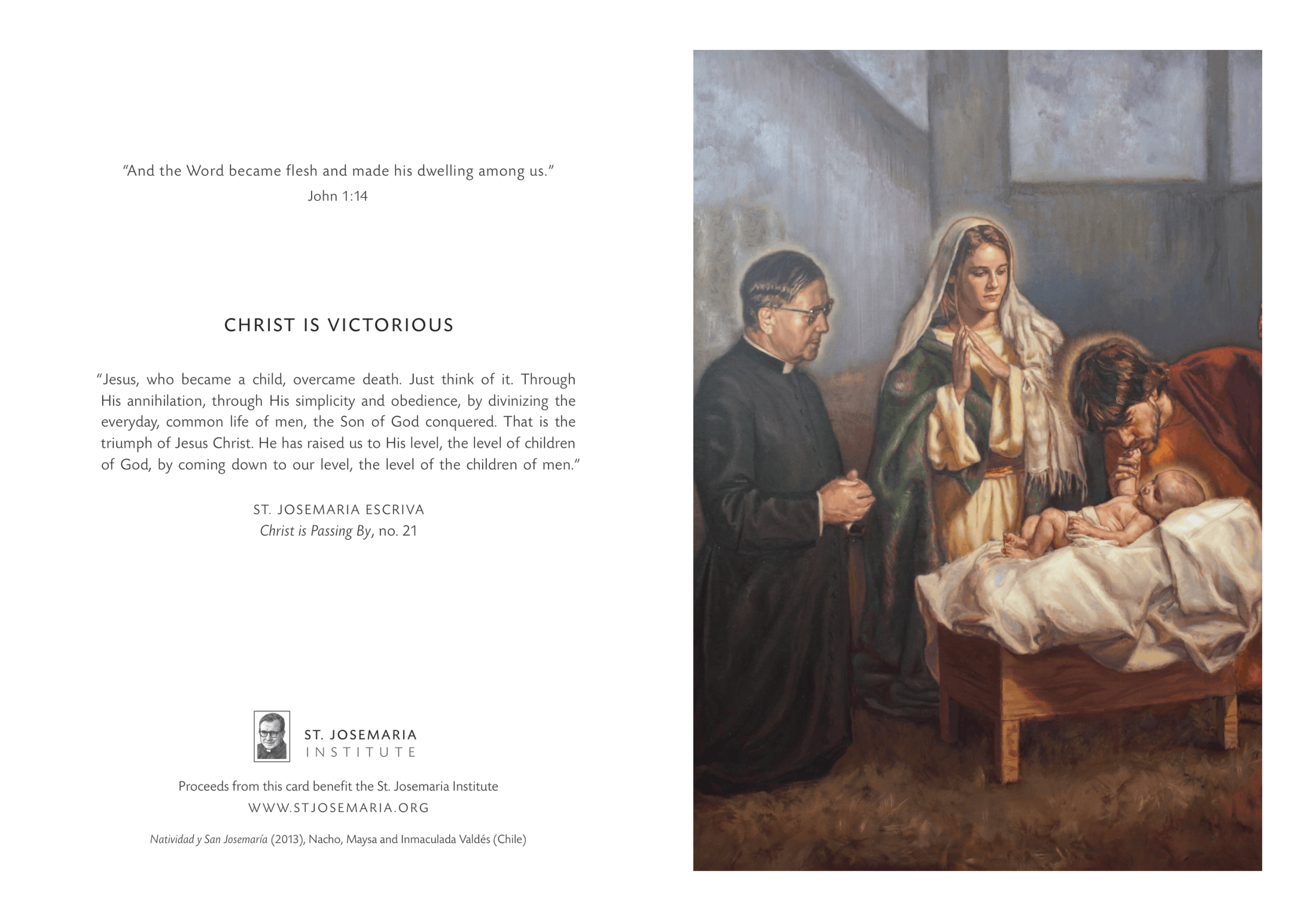 Christmas Card Collection: "The Nativity" (Valdés) - Image 2